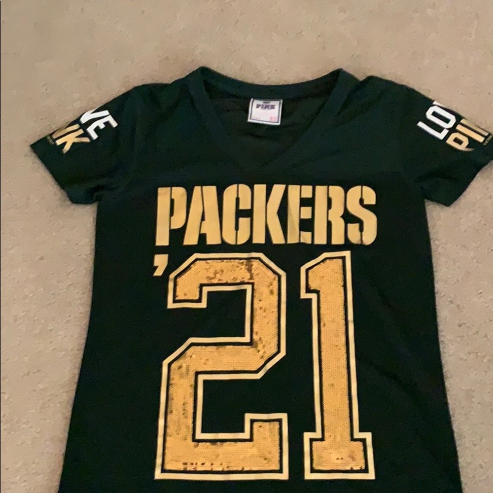 Victoria Secret Pink Green Bay Packers Jersey
